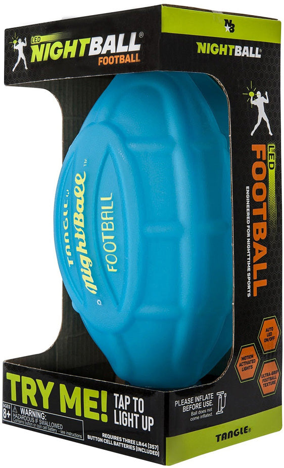 Tangle NightBall Football - Blue