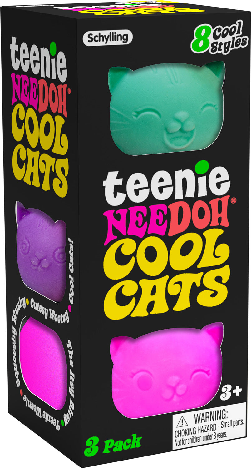 Teenie NeeDoh Cool Cats - 3 pk