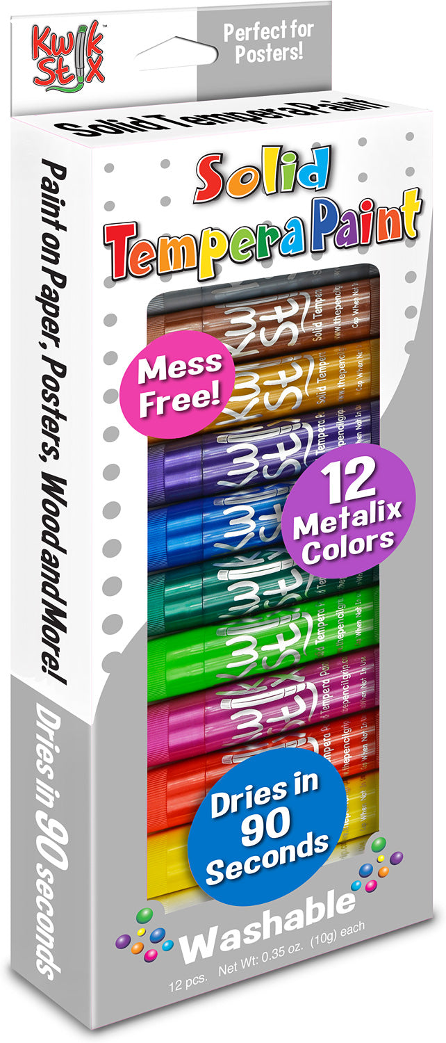 Kwik Stix Metalix Colors- 12 pk