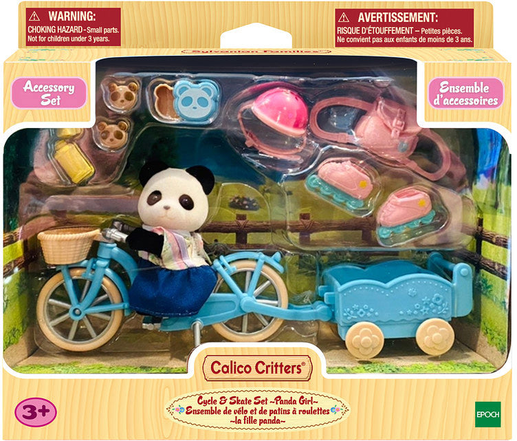 Calico Critters Cycle & Skate Set Panda Girl – The Toy Maven