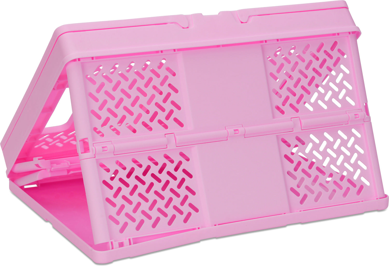 Pink Foldable Storage Crate Large1