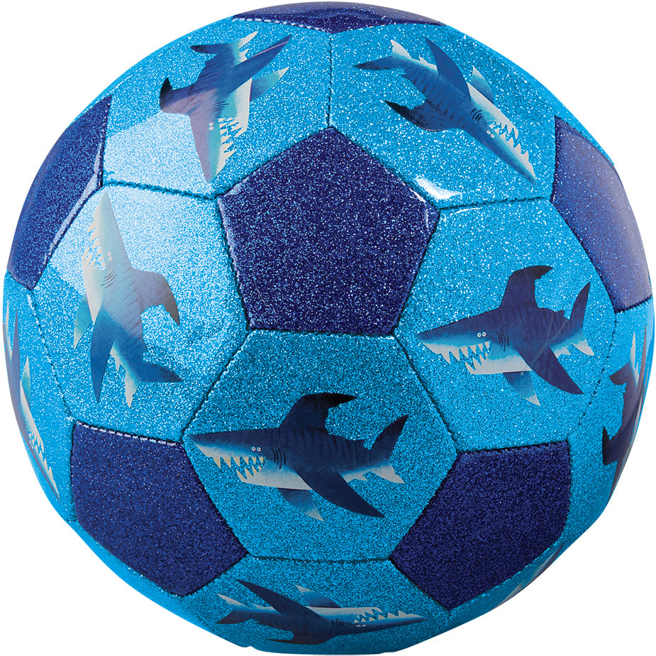 Glitter Soccer Ball Size 3, 7" - Shark City
