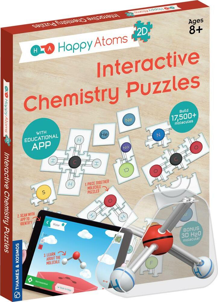 Happy Atoms 2d: Interactive Chemistry Puzzles