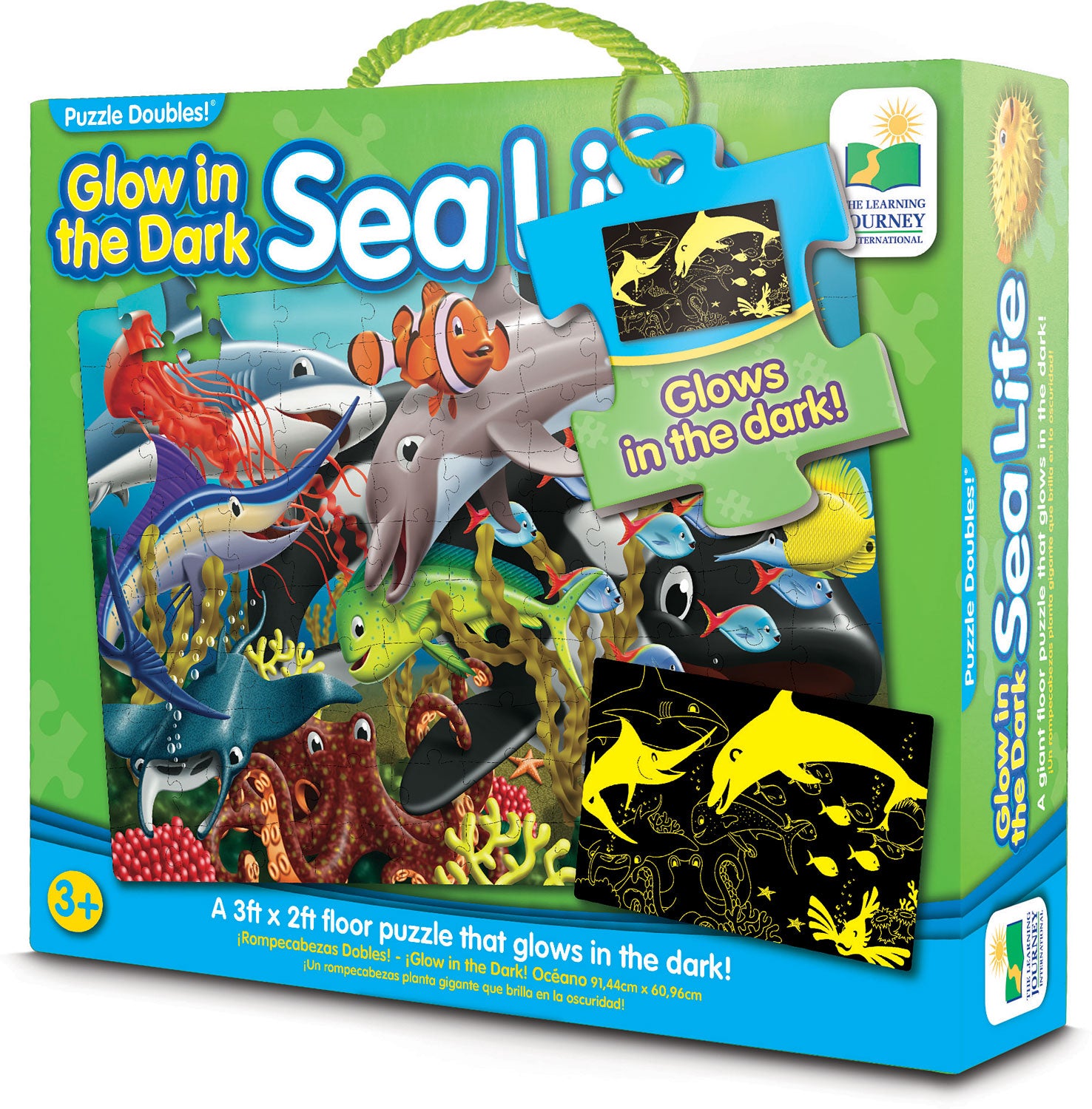 Puzzle Doubles - Glow In The Dark - Sea Life – The Toy Maven