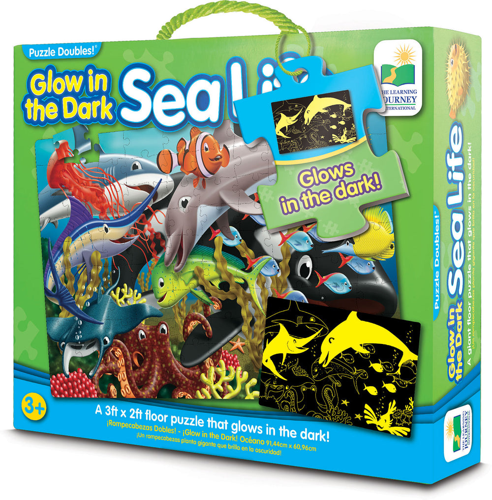 Puzzle Doubles - Glow In The Dark - Sea Life