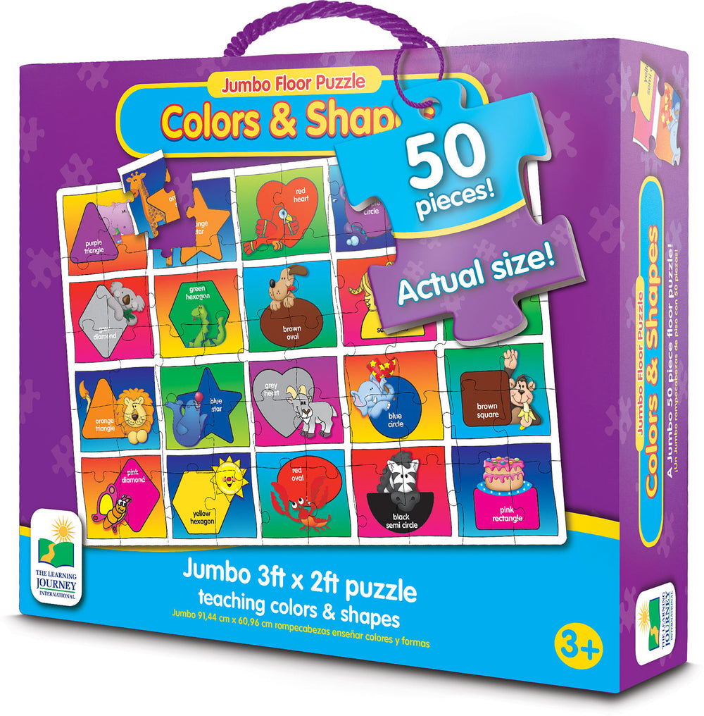 Jumbo Floor Puzzles - Colors and Shapes