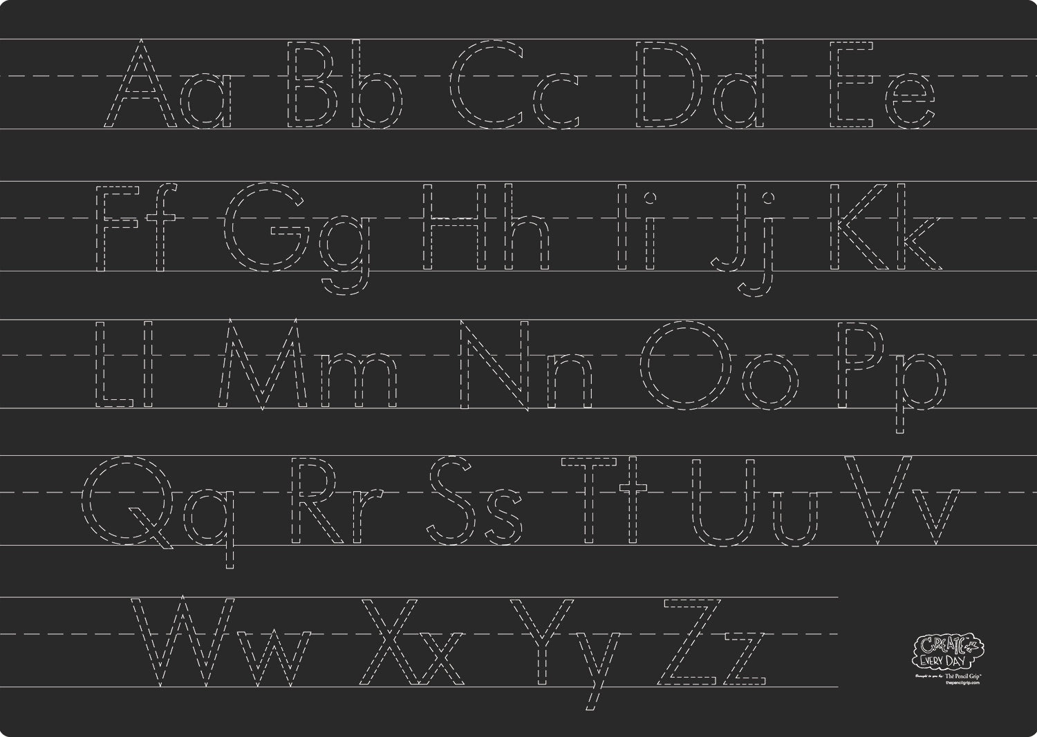 Reusable Activity Playmat - Letters (2 sided)