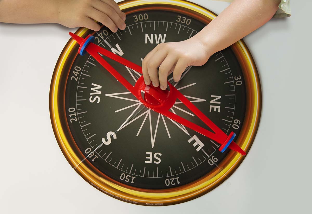Kidz Labs Giant Magnetic Compass – The Toy Maven