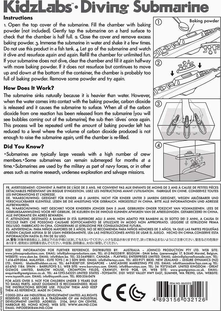 4M Kidz Labs Diving Sub