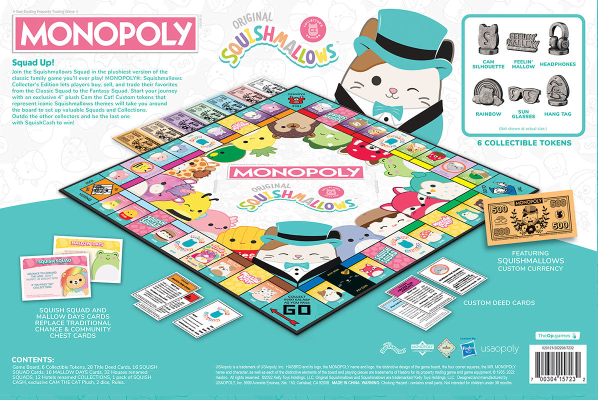 MONOPOLY®: Original Squishmallows™ Collector's Edition