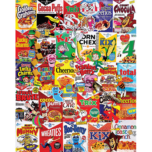 Cereal Boxes - 1000 Piece - White Mountain Puzzles