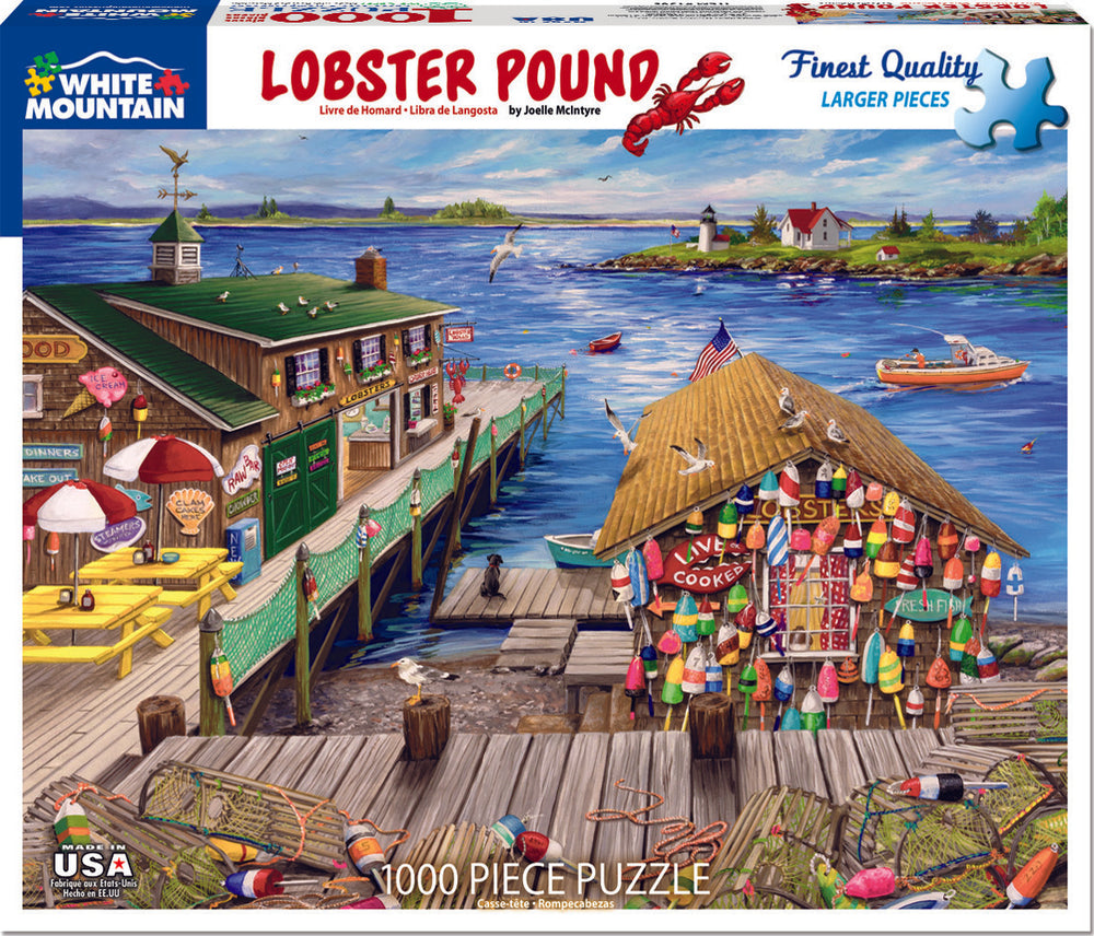 Lobster Pound - 1000 Piece - White Mountain Puzzles