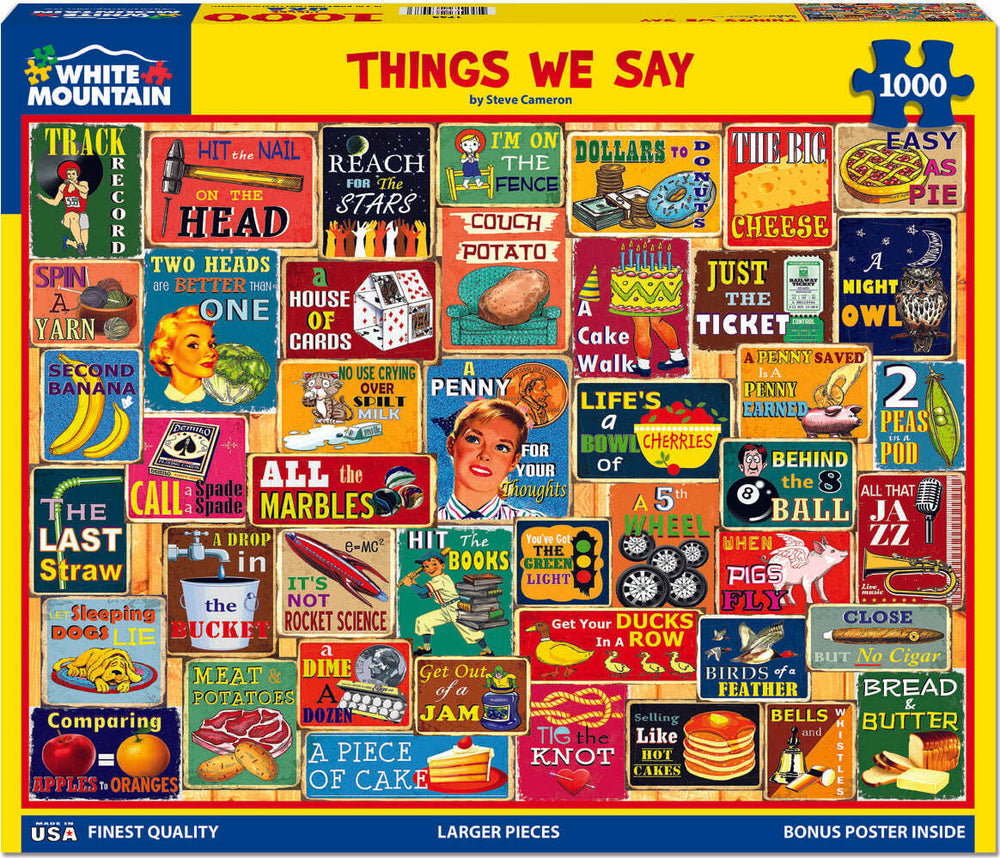 Things We Say - 1000 Piece Jigsaw Puzzle