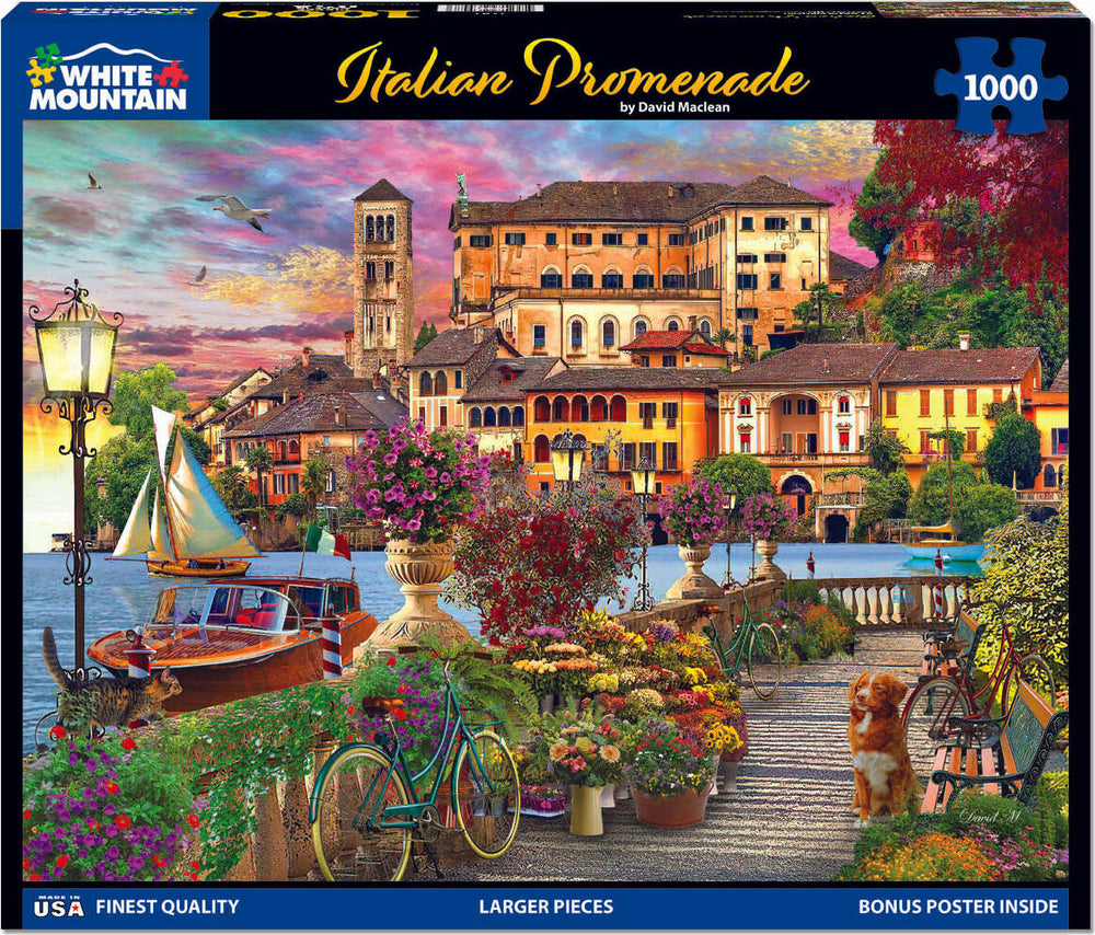 Italian Promenade - 1000 Piece Jigsaw Puzzle