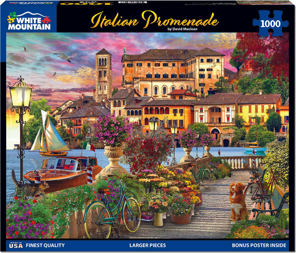 Italian Promenade - 1000 Piece Jigsaw Puzzle