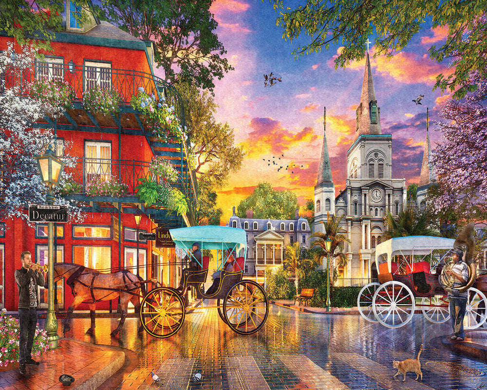 Sunset in New Orleans - 1000 Piece Jigsaw Puzzle