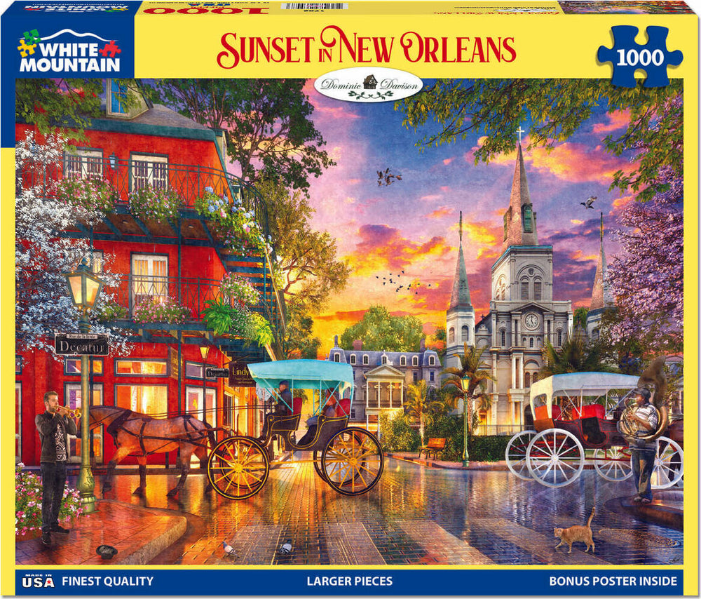 Sunset in New Orleans - 1000 Piece Jigsaw Puzzle