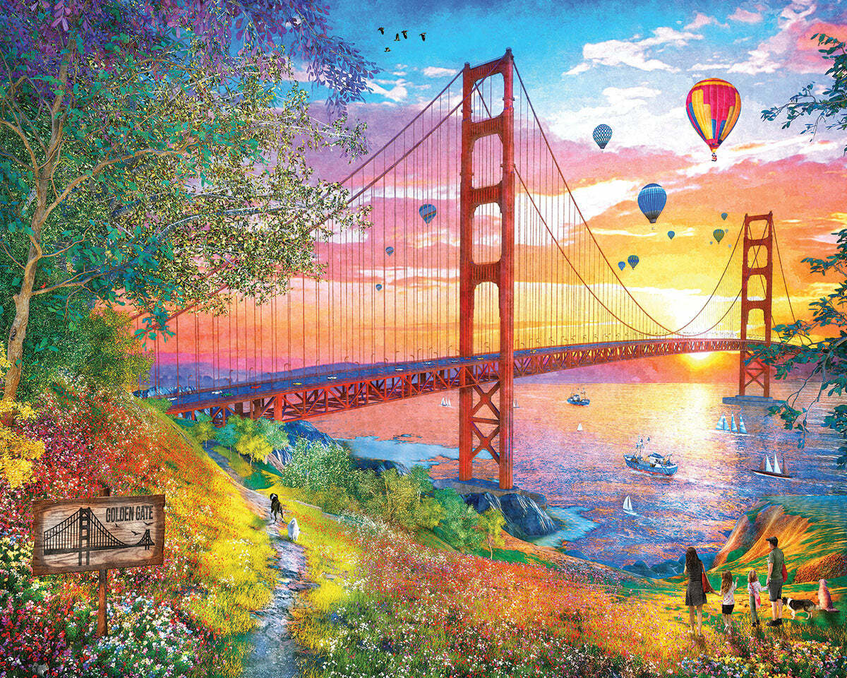 Golden Gate - 1000 Piece Jigsaw Puzzle