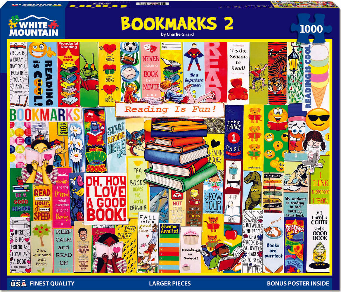 Bookmarks 2 - 1000 Piece Jigsaw Puzzle