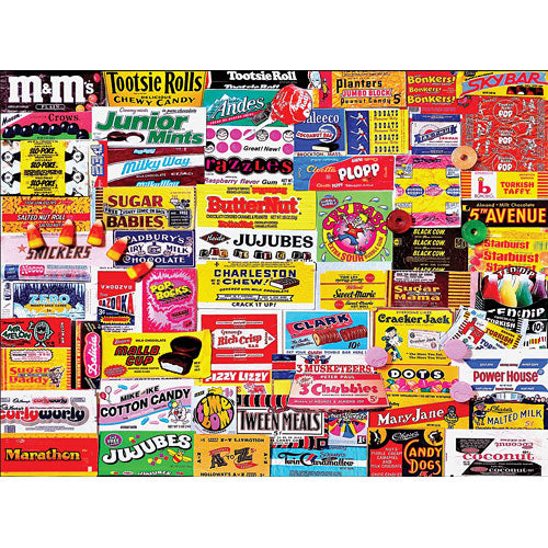 Candy Wrappers - 1000 Piece - White Mountain Puzzles