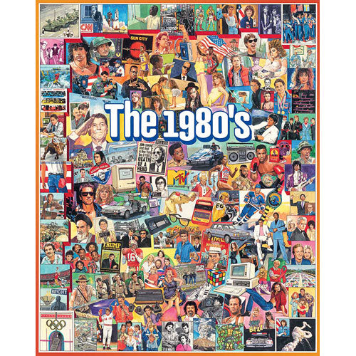 The Eighties - 1000 Piece - White Mountain Puzzles