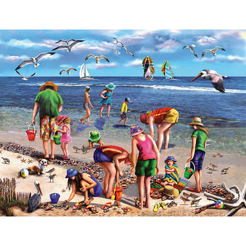 Shell Seekers - 500 Piece - White Mountain Puzzles